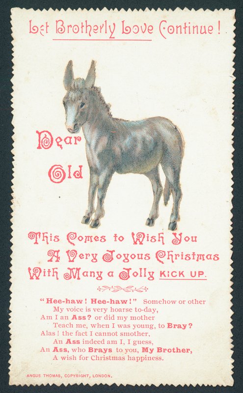 Que continúe el amor fraternal - Tarjeta de Navidad de English School