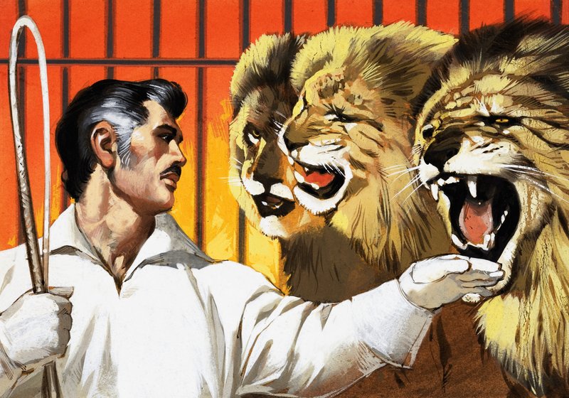 Domador de leones de English School