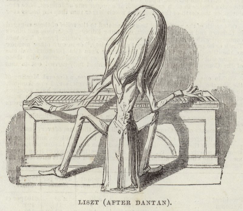 Liszt (después de Dantan) de English School