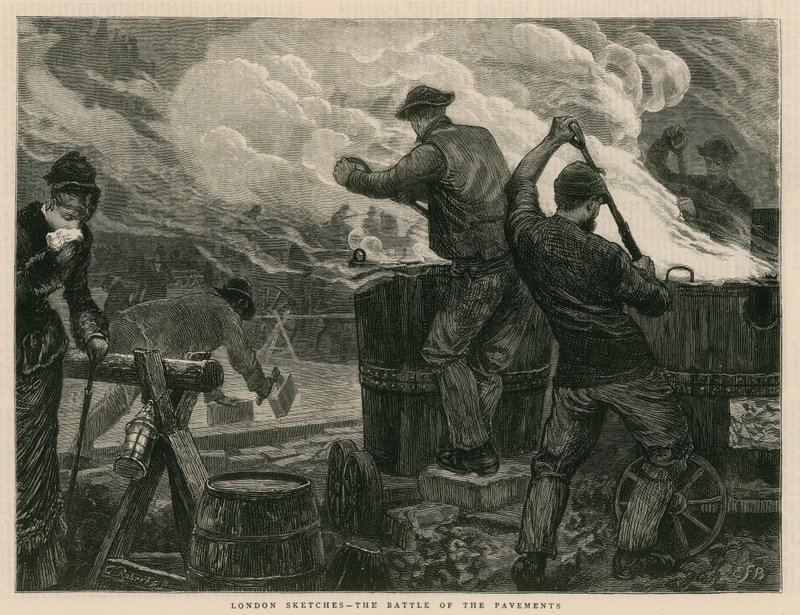 Bocetos de Londres: La Batalla de las Aceras de English School