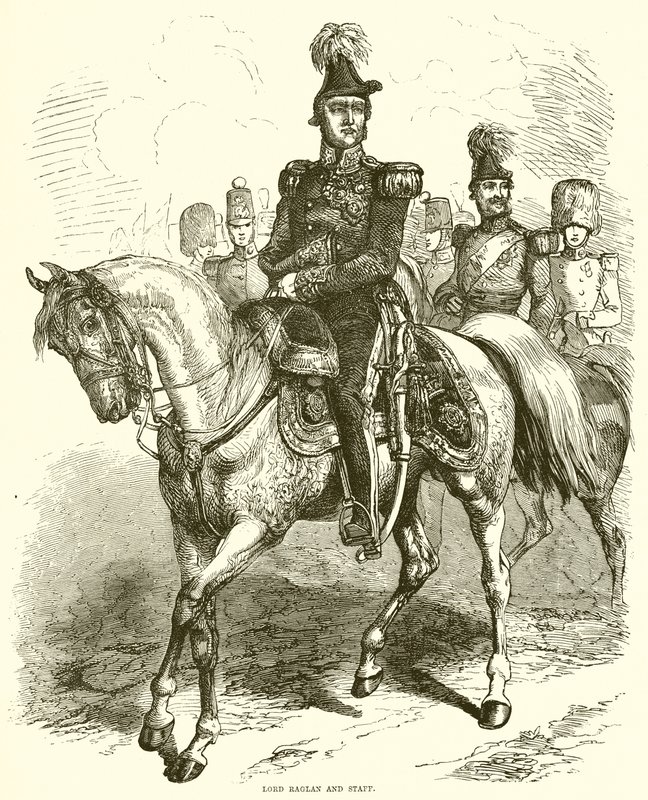 Lord Raglan y su personal de English School