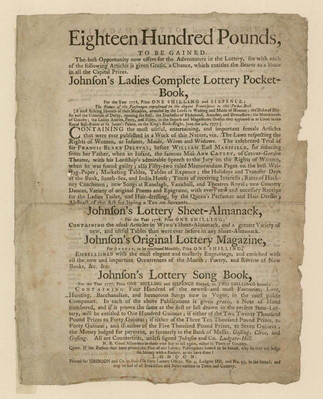 Publicaciones de lotería de English School