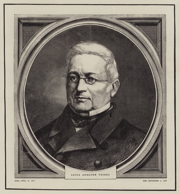 Louis Adolphe Thiers (grabado) de English School