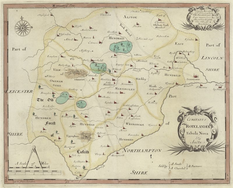 Mapa de Rutland de English School