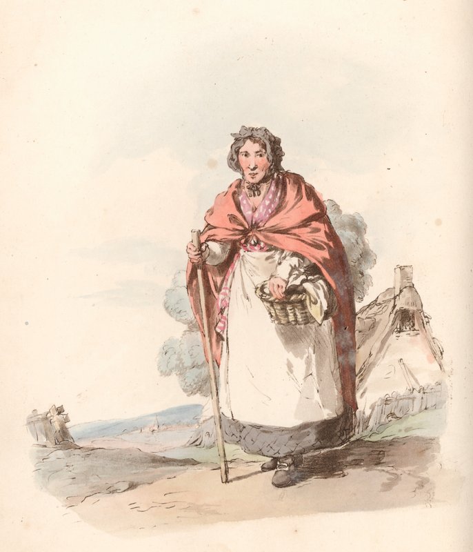 Vendedora del mercado de English School