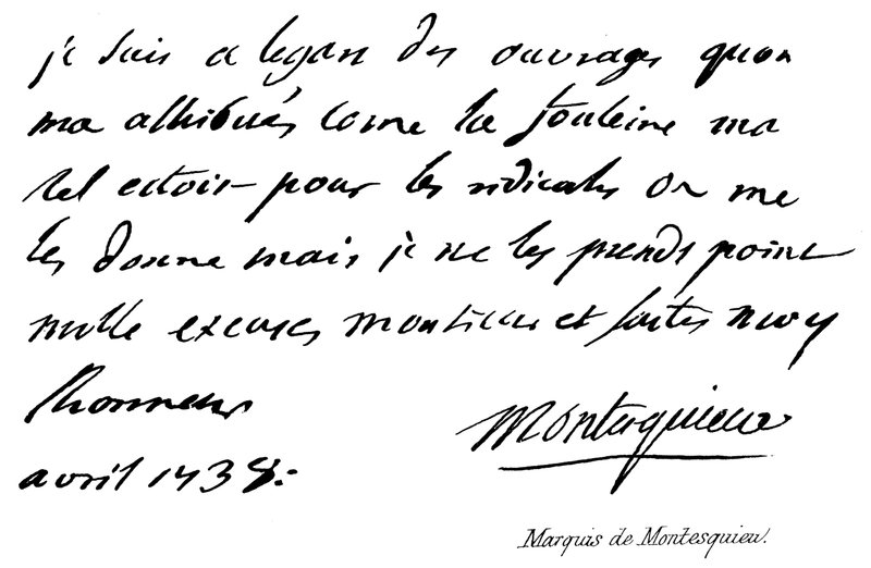 Marqués de Montesquieu de English School