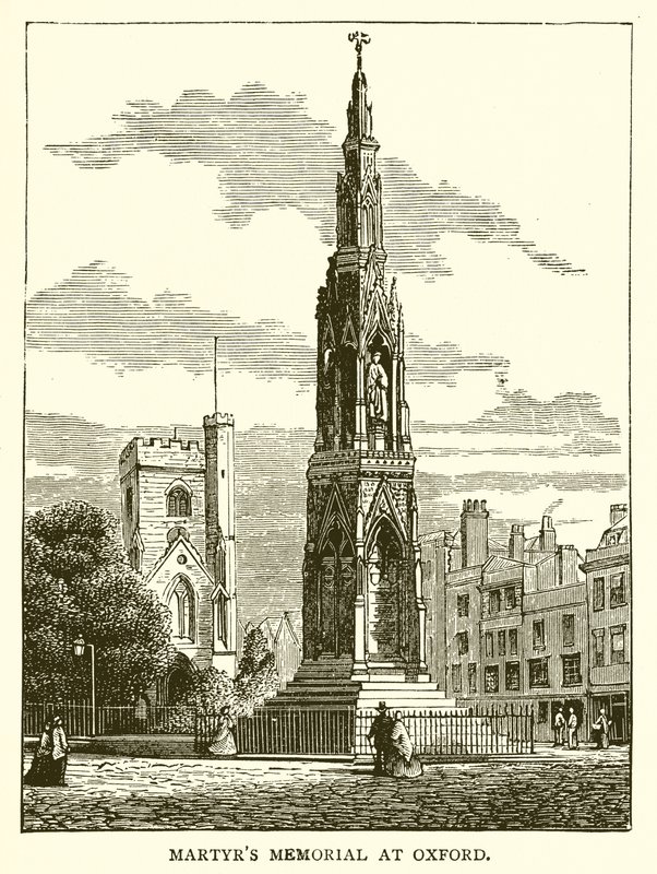 Monumento a los mártires en Oxford de English School