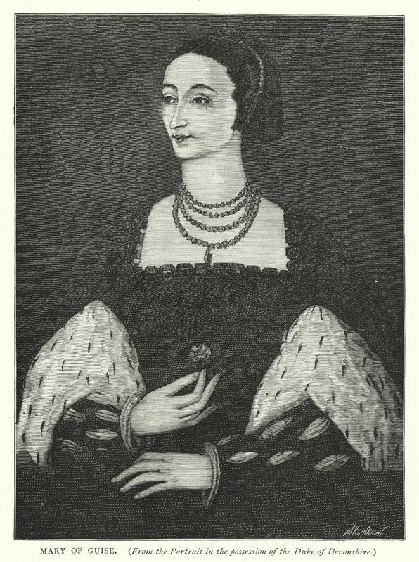 María de Guisa (grabado) de English School