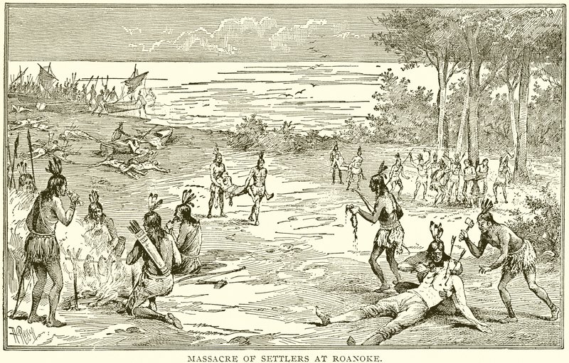 Masacre de Colonos en Roanoke de English School