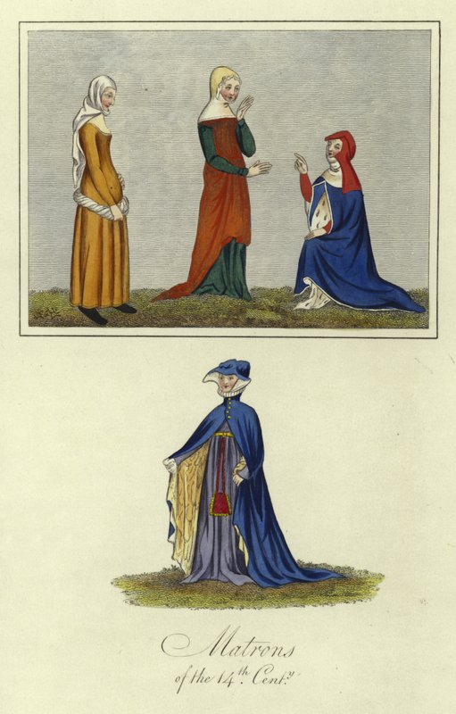 Matronas del siglo XIV de English School
