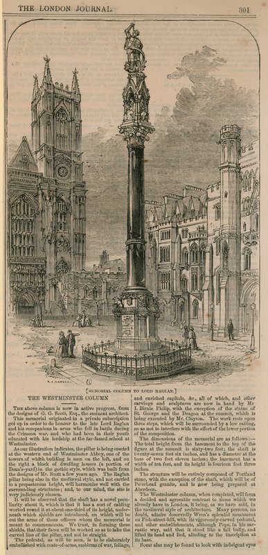 Columna memorial a Lord Raglan de English School