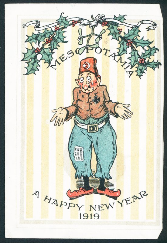Mesopotamia - Un feliz Año Nuevo, 1919 de English School
