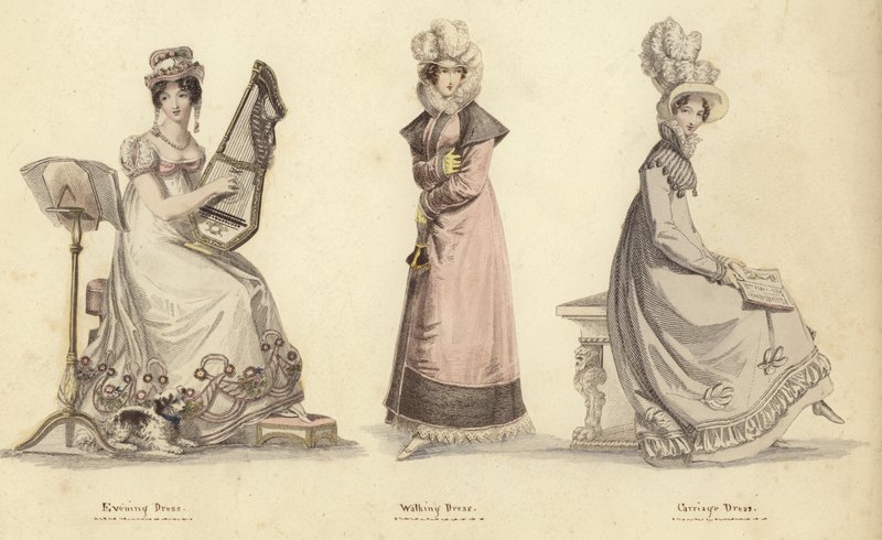 Moda del Miroir de la Mode de English School