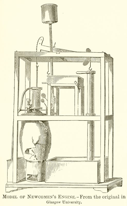 Modelo del motor de Newcomen de English School