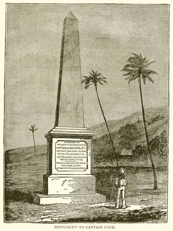 Monumento al Capitán Cook de English School