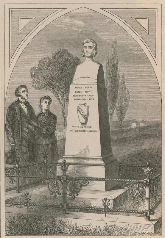 Monumento a James Henry Leigh Hunt de English School
