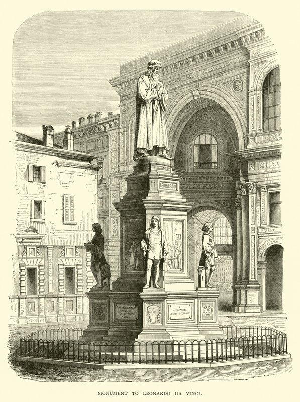 Monumento a Leonardo da Vinci de English School