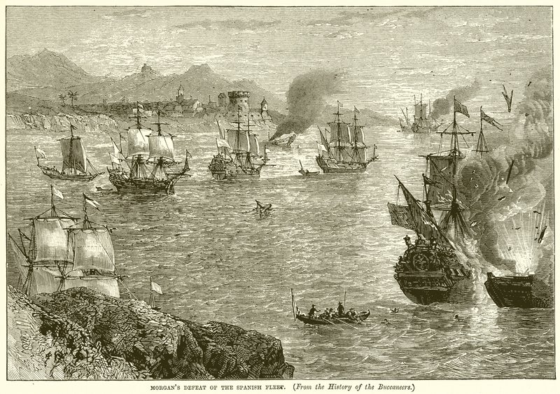 Derrota de Morgan de la flota española de English School