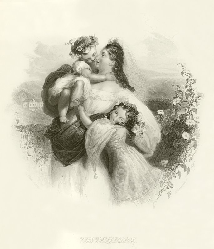 Madre e hijos de English School