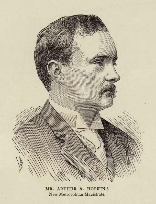 Sr. Arthur A Hopkins (grabado) de English School
