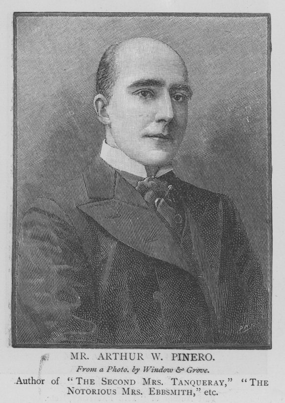 Arthur W Pinero (grabado) de English School