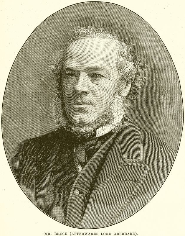 Sr. Bruce (después Lord Aberdare) de English School