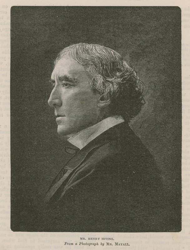 Mr Henry Irving, actor de English School