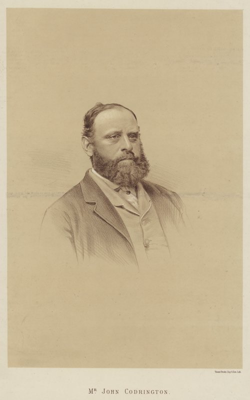 El Sr. John Codrington (litografía) de English School