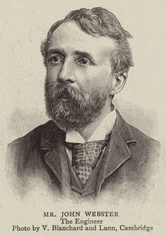 Sr. John Webster (grabado) de English School