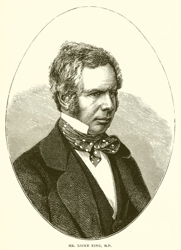 El Sr. Locke King, M.P. de English School