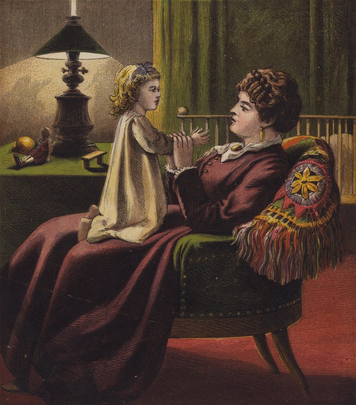 Mi madre (litografía en color) de English School