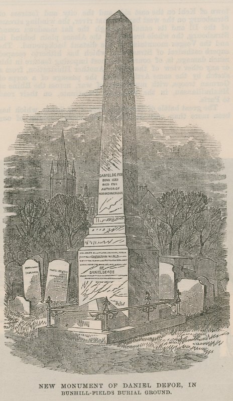 Nuevo monumento de Daniel Defoe de English School