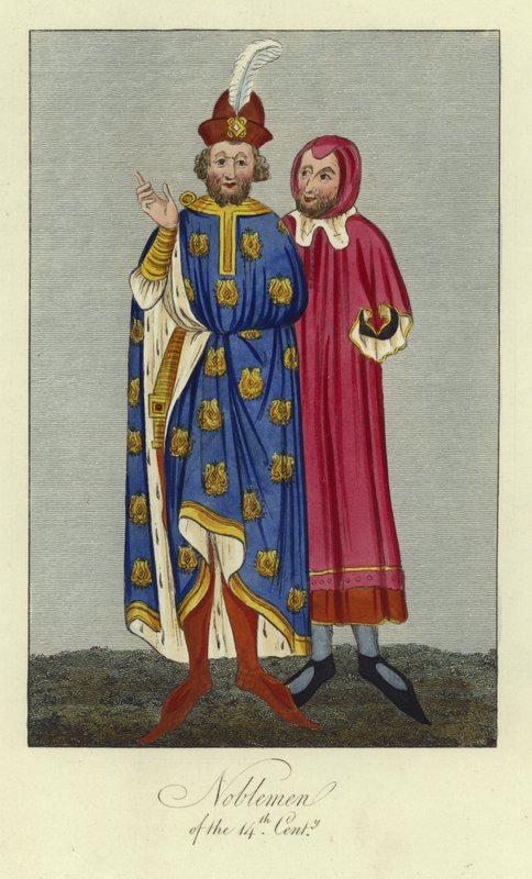 Nobles del siglo XIV de English School