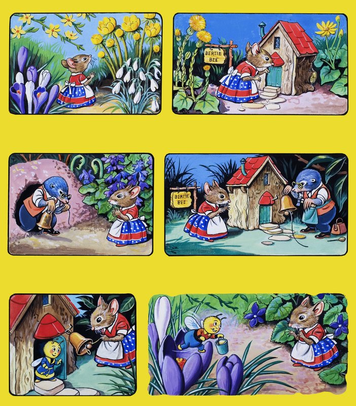 Animales de la guardería de English School