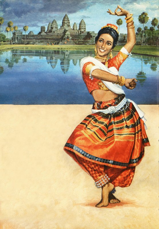 Danza Odissi de India de English School