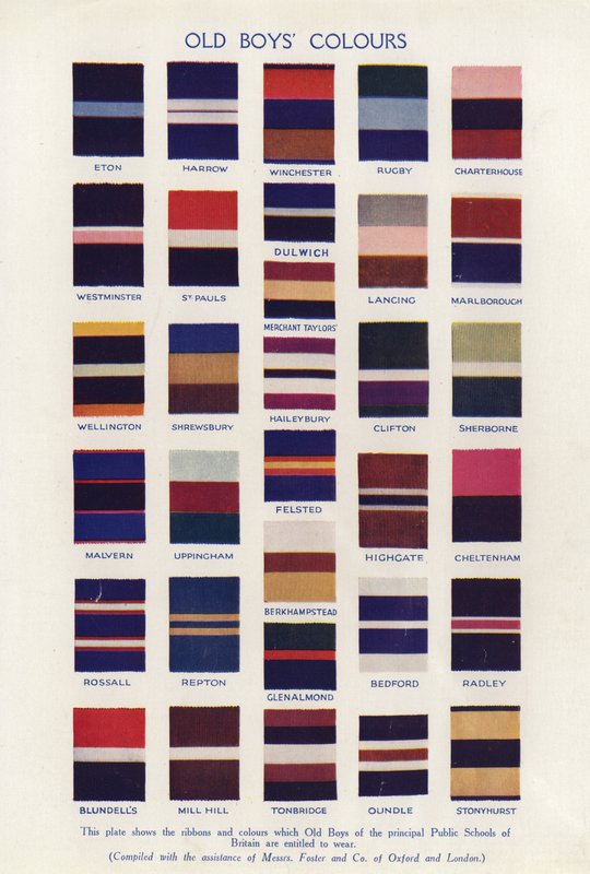 Colores de los Viejos Chicos de English School