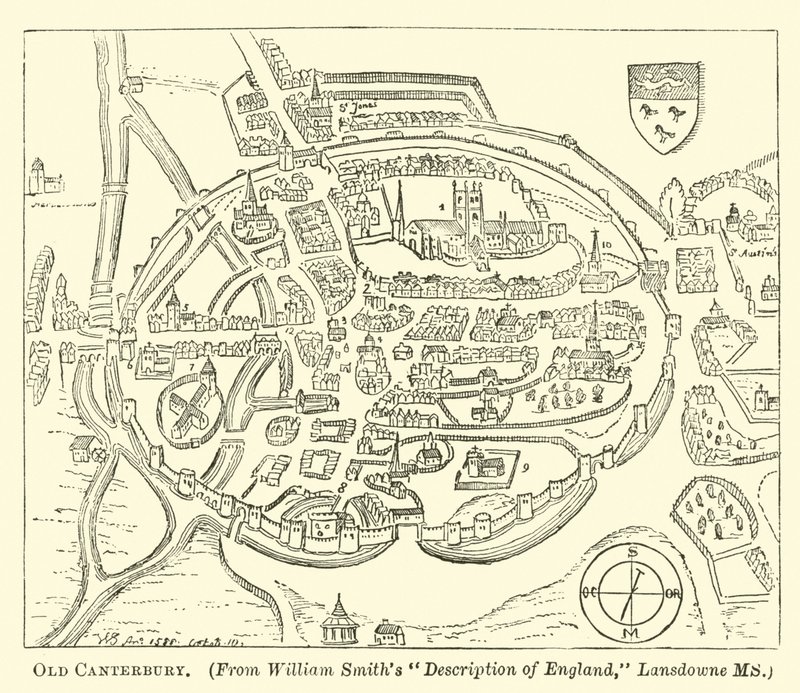 Viejo Canterbury de English School