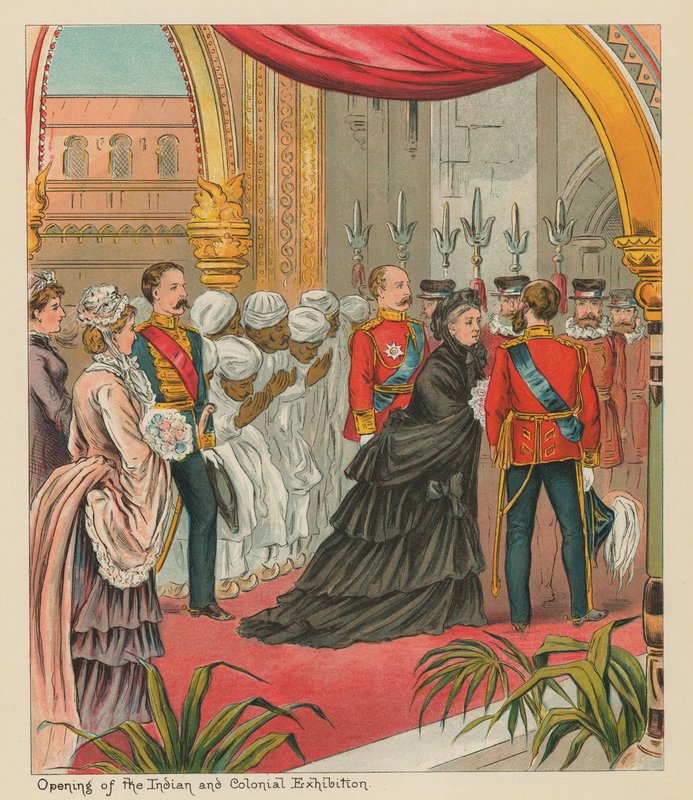 Apertura de la Exposición India y Colonial de English School