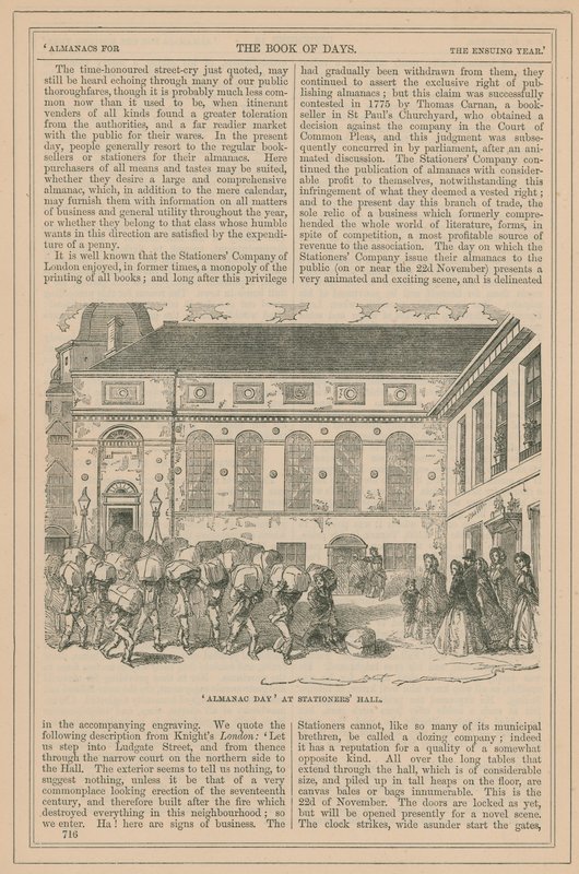 Página del Libro de los Días de English School