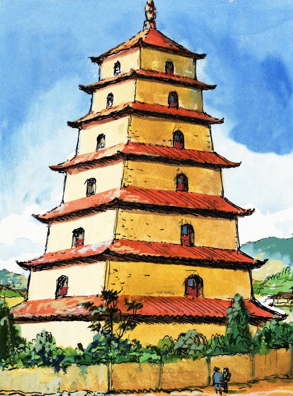 Pagoda de English School