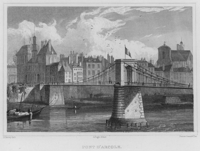 París, Puente de Arcole de English School