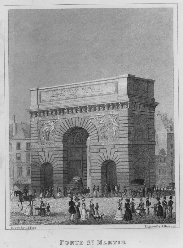 París, Porte St Martin de English School