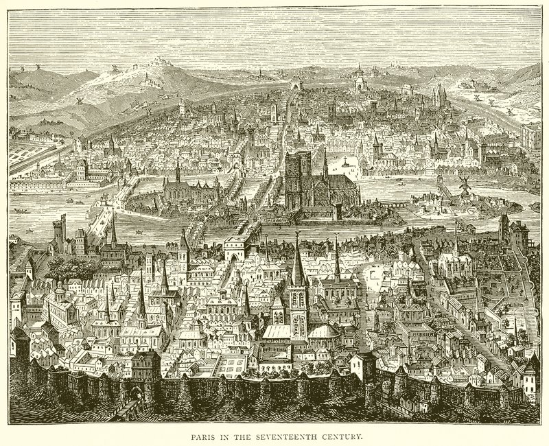 París en el siglo XVII de English School