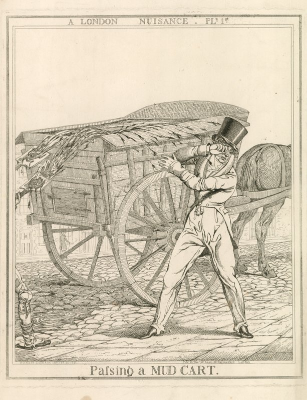 Pasando un carro de barro de English School
