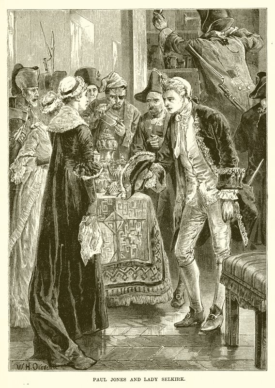 Paul Jones y Lady Selkirk de English School