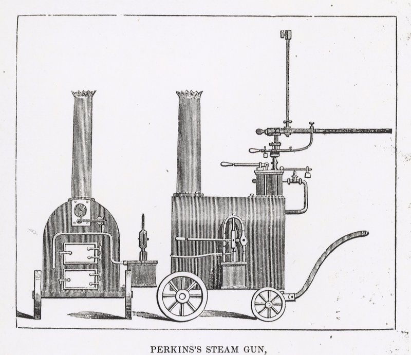 El Cañón de Vapor de Perkins de English School