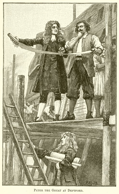 Pedro el Grande en Deptford de English School