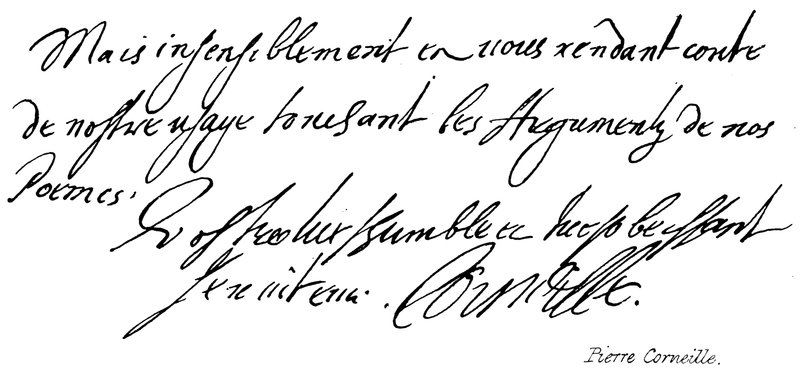 Pierre Corneille de English School