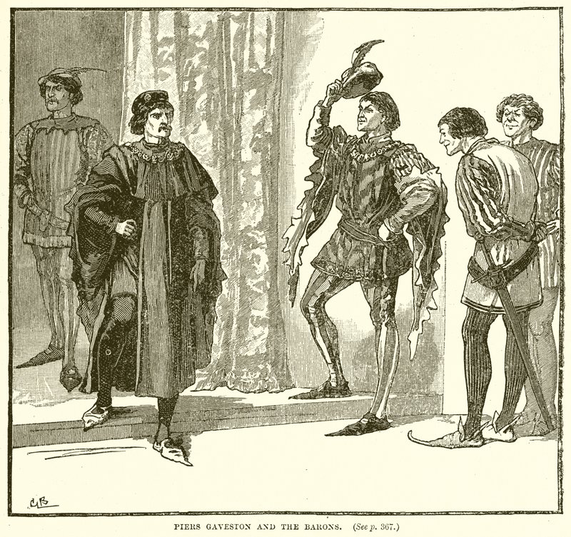 Piers Gaveston y los barones de English School