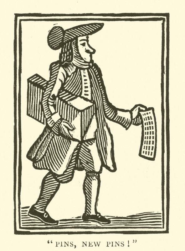 Vendedor de alfileres de English School